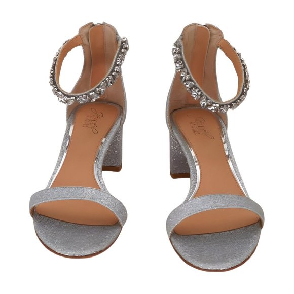 Jewel Badgley Mischka Catalina Open Toe Block Heel Womens Sandal Size 8.5 - Picture 4 of 5